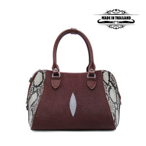 Рота загас цүнх 2 цахилгаантай том могойт улаан хүрэн