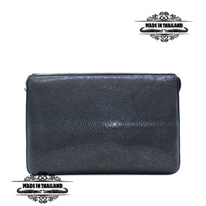 Meisslie цүнх 1 цах-тай бүтэн өнгөлсөн хар эр гар цүнх