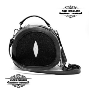 MN загас цүнх 2 цах-тай бөөрөнхий хэлбэртэй жижиг хар