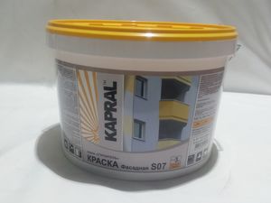 Эмульс 14 кг КАPRAL S07 Гадна болон дотор заслын усан суурьтай  Цагаан