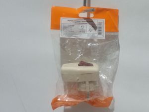 Вилка сэрээ унтраалгатай   га-тай цагаан 16А 250В TDM/SQ1806-0009/