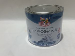 Будаг OLECOLOR Эмаль НЦ-132П Цагаан  хурдан хаталттай 1.7кг