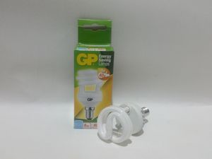 Мушгиа гэрэл GP CFL half spiral E14 6500K 9W /GP ES HSM 9W E14 W/
