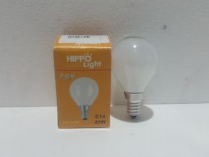Ламп 40вт E14 сүүн /Hippo бондгор/