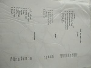 talst menu