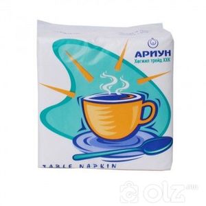 "Ариун" хуурай сальфетка 2.5х2.50см 100ш