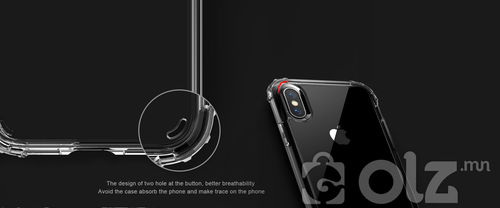 Кристал хуяг загварын iphone X case JR-BP435