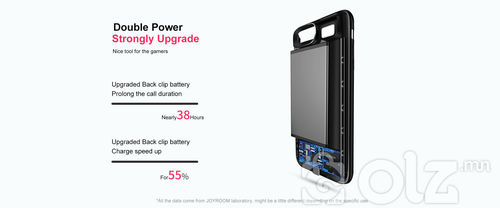 Power банктай гэрэлтэй iPhone 8+/7+ утасны гэр /Case power bank+light /