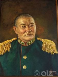 Чойбалсаны хөрөг Зураач: Одон Ариунболд Хэмжээ:60*80 зотон тос