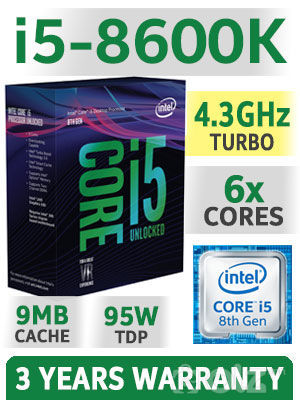 8th Gen Intel® Core™ i5-8600 Processor