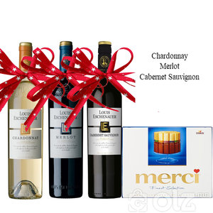 PAY’S DOC/ FRANCE - LOUIS ESCHENAUER - Chardonnay Merlot - Merlot Cabernet Sauvignon