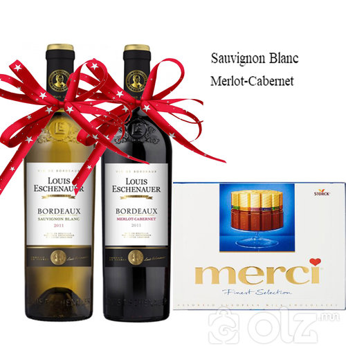 BORDEAUX / FRANCE LOUIS ESCHENAUER - Merlot-Cabernet - Sauvignon Blanc