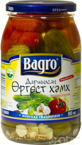 15611] Bagro 1 Огурцы 0.9л