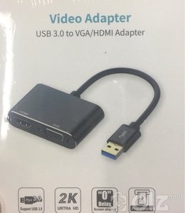 Хувиргагч USB 3.0 to VGA/HDMI