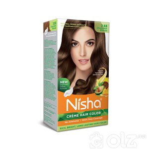 Nisha Cream Hair Color With Natural Herbs Pack of 3 Chocolate Blonde 120GM