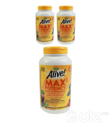 Alive max potency multivitamin